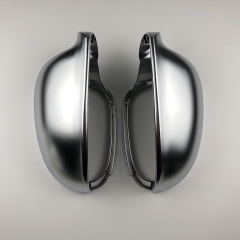 Matt silver Rearview Mirror Cover Replace Caps Shell For Golf 5 COVER  GOLF 5 V MK5 GTI Jetta Passat B5.5 B6 EOS Sharan Superb Side Wing