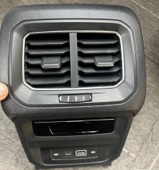 Rear Armrest Air Conditioning Outlet Vent  trim Panel With USB switch FOR Tiguan L MQB TIGUAN REAR AIR VENT AIR OUTLET