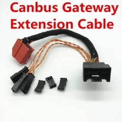 Car Canbus Gateway Extension Adapter Cable Wiring Harness Splitter plug&play Mqb platform For VW Golf 7 MK7 Tiguan 2 MK2 Touran