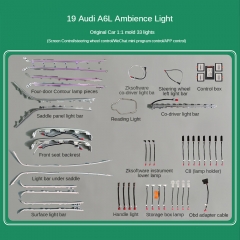 For A6 Ambient light LED ambient light For Audi A6 C8 2019 2020 2021 MMI control Interior Atmosphere Light door Footwell light original 1:1