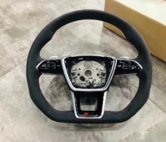 LCD touch steering wheel For Audi A6 A7 C8 RS flat bottom