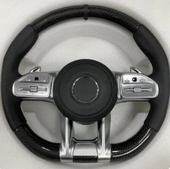 For Mercedes-Benz AMG A-Class B-Class C-Class E-Class S-Class 05-22 Full Series Customized Carbon Fiber Steering Wheel Assembly