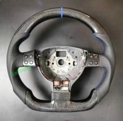 Golf 5 carbon 100% Real Carbon Fiber Steering Wheel With Leather For VW Volkswagen Golf 5 Mk5 GTI Passat Maiteng Touran