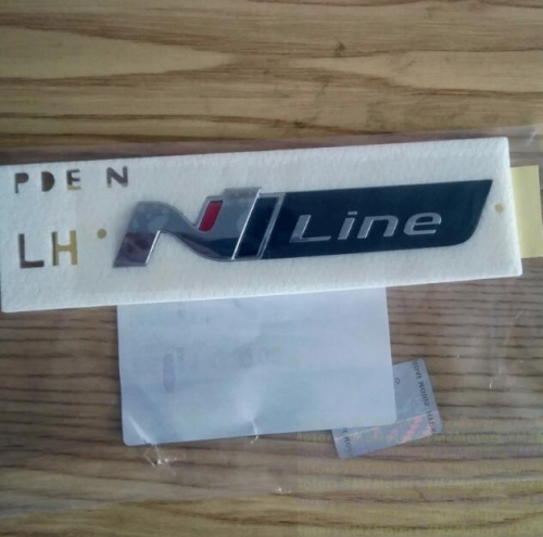 fits Hyundai i30 Nline 2018- Trunk / Lettering Nameplate Emblem badge " N Line"