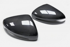 For Mercedes Benz W205 E63 S63 AMG Carbon Fiber Rear Side Mirror Cover Caps