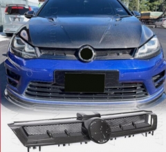 Dry Carbon For VW Golf 7 MK7 VII GTI R 14-17 Front Bumper Grille Hood Grill Trim