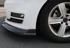 Golf 7 body kit For 14-20 Volkswagen Golf GTI MK7 Painted BLK Front Bumper Splitter Spoiler Lip glossy black