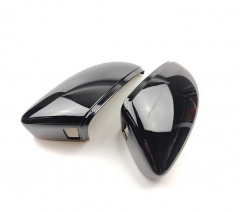 Replace type Black Side Wing Rearview Mirror Cover Trim Caps Case For Passat B7 GLOSSY BLACK SIDE ASSIST MIRROR COVER